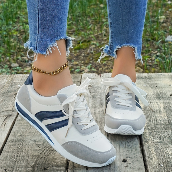 Lina | Baskets Confortables à Lacets Style Casual