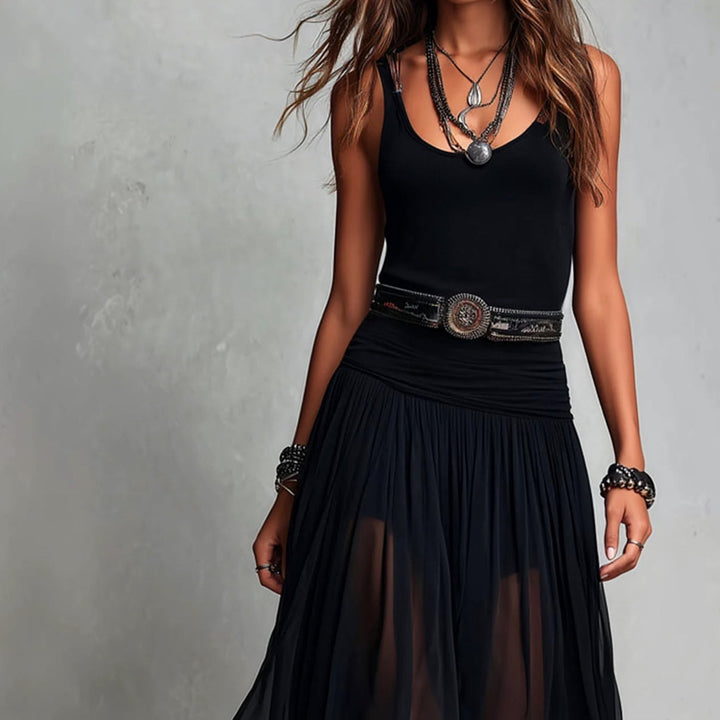 Odette™ | Robe maxi en tulle élégante