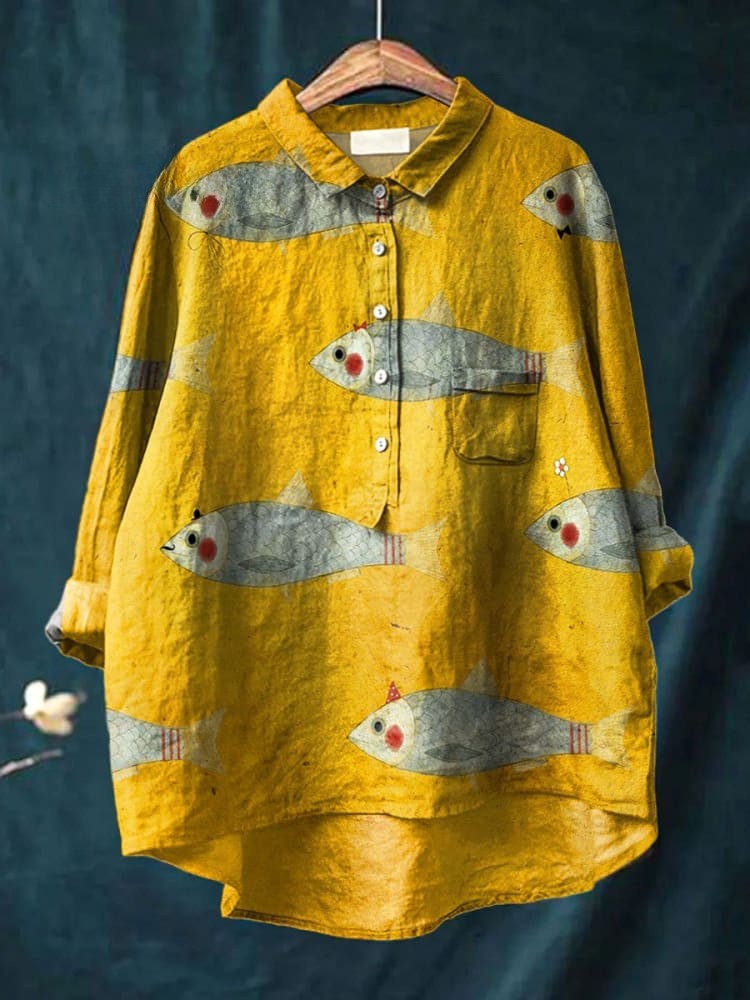 Ava | Chemise poisson espiègle