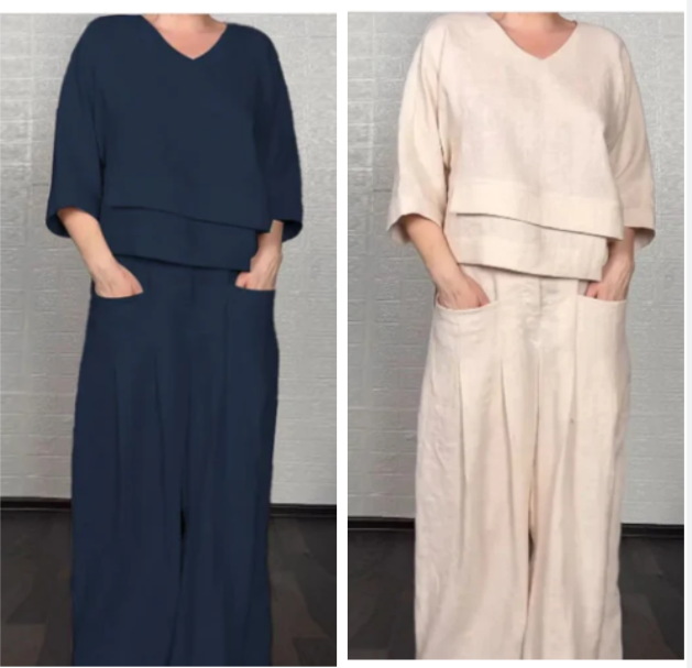 Noa | Ensemble Deux Pièces Minimaliste Ample