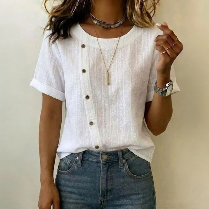 Blouse Décontractée Unie