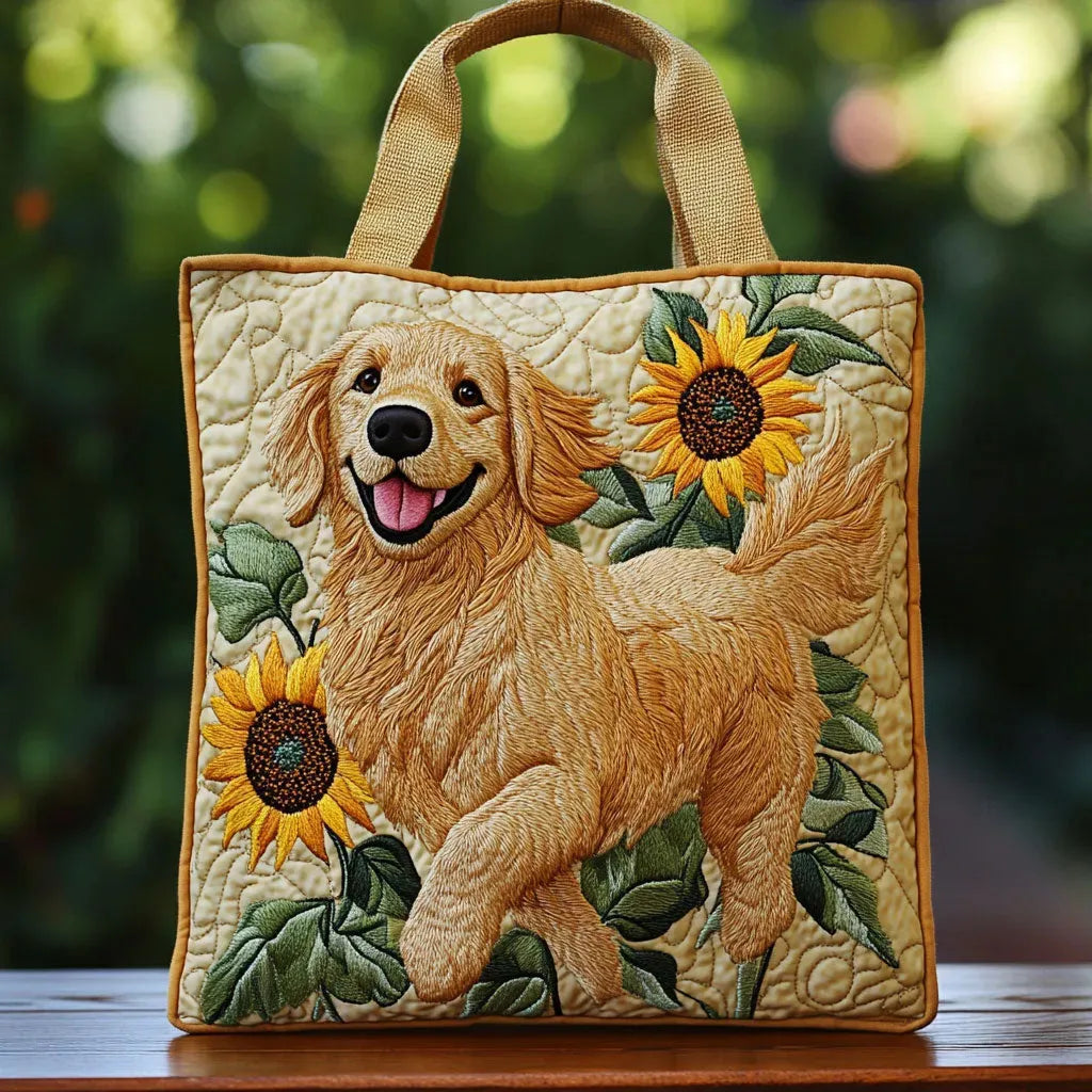 Sac Velours Doré