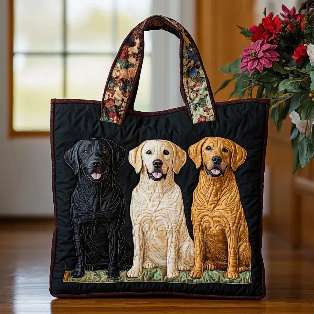 Sac à Main Artisanal Trois Labradors