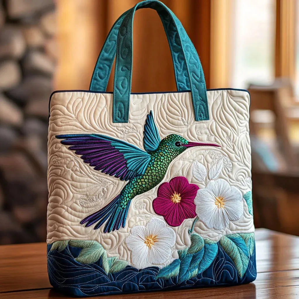 Sac Rembourré Fleur Blanche
