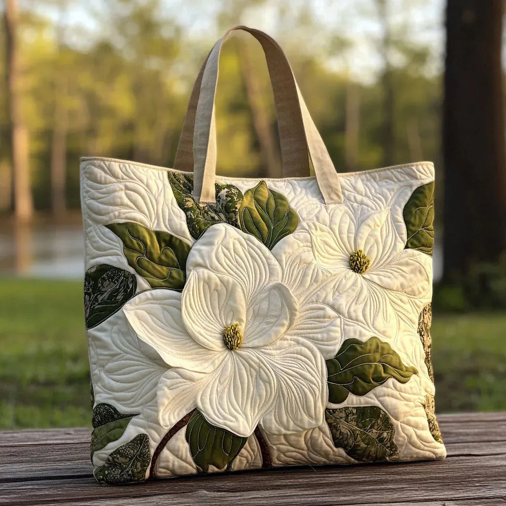 Sac Artisanal Matelassé Élégant à Motif Floral