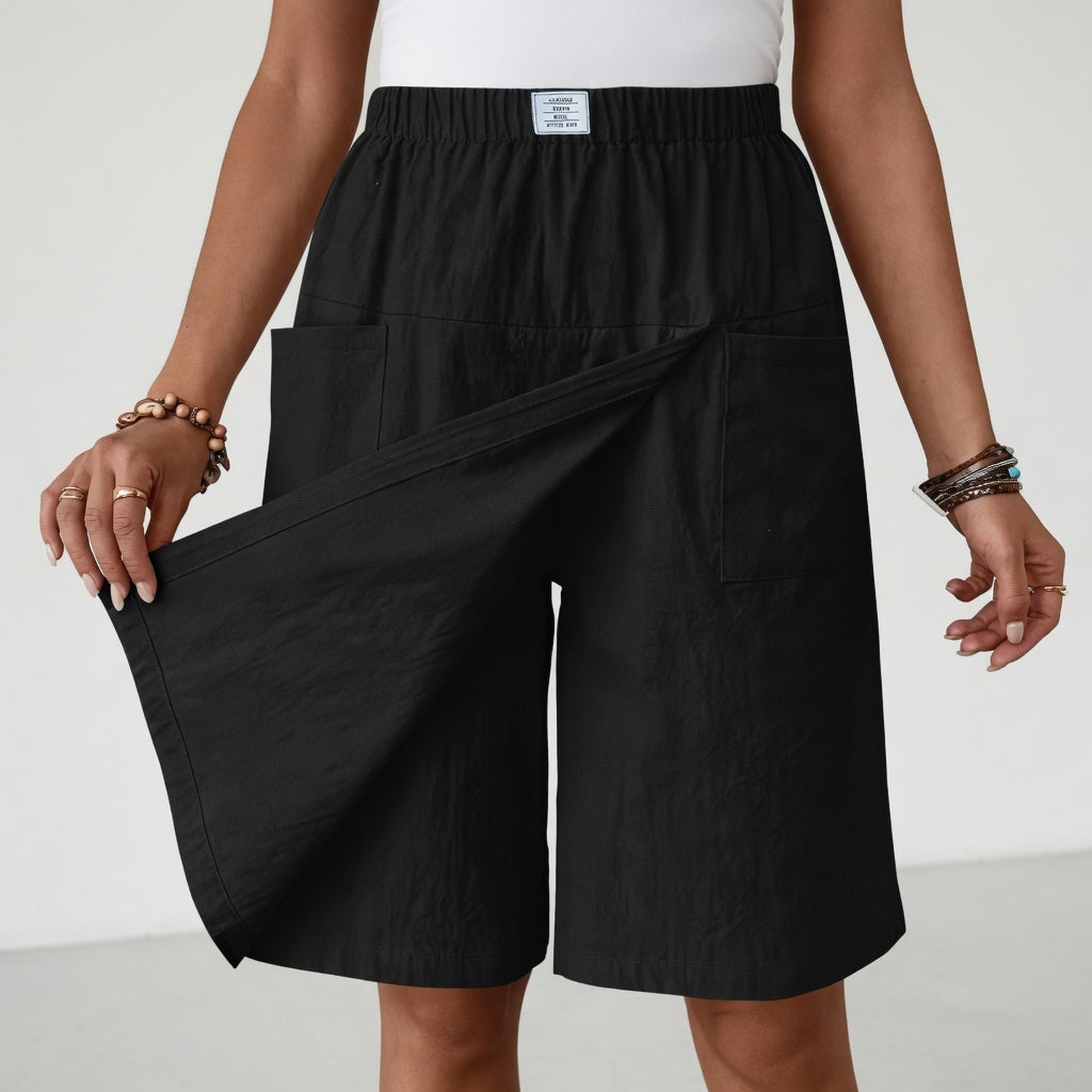 Libertine™ — Jupe-short taille élastique à poches