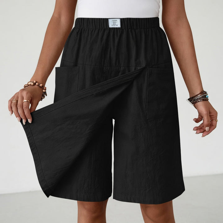 Libertine™ — Jupe-short taille élastique à poches