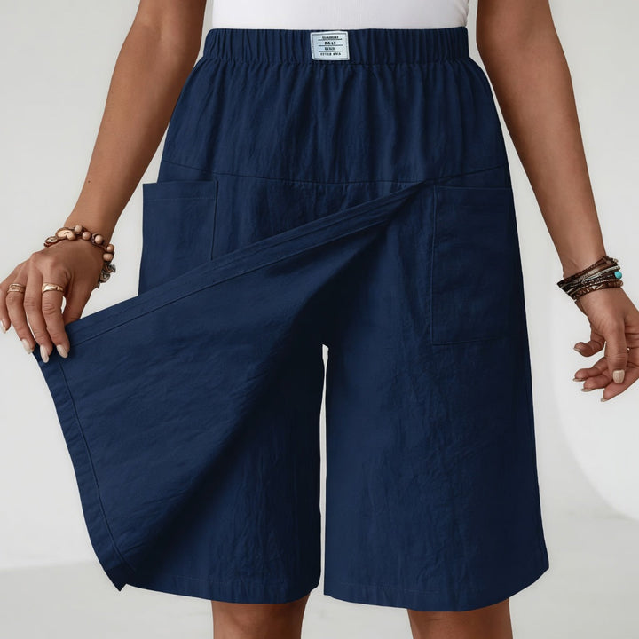 Libertine™ — Jupe-short taille élastique à poches