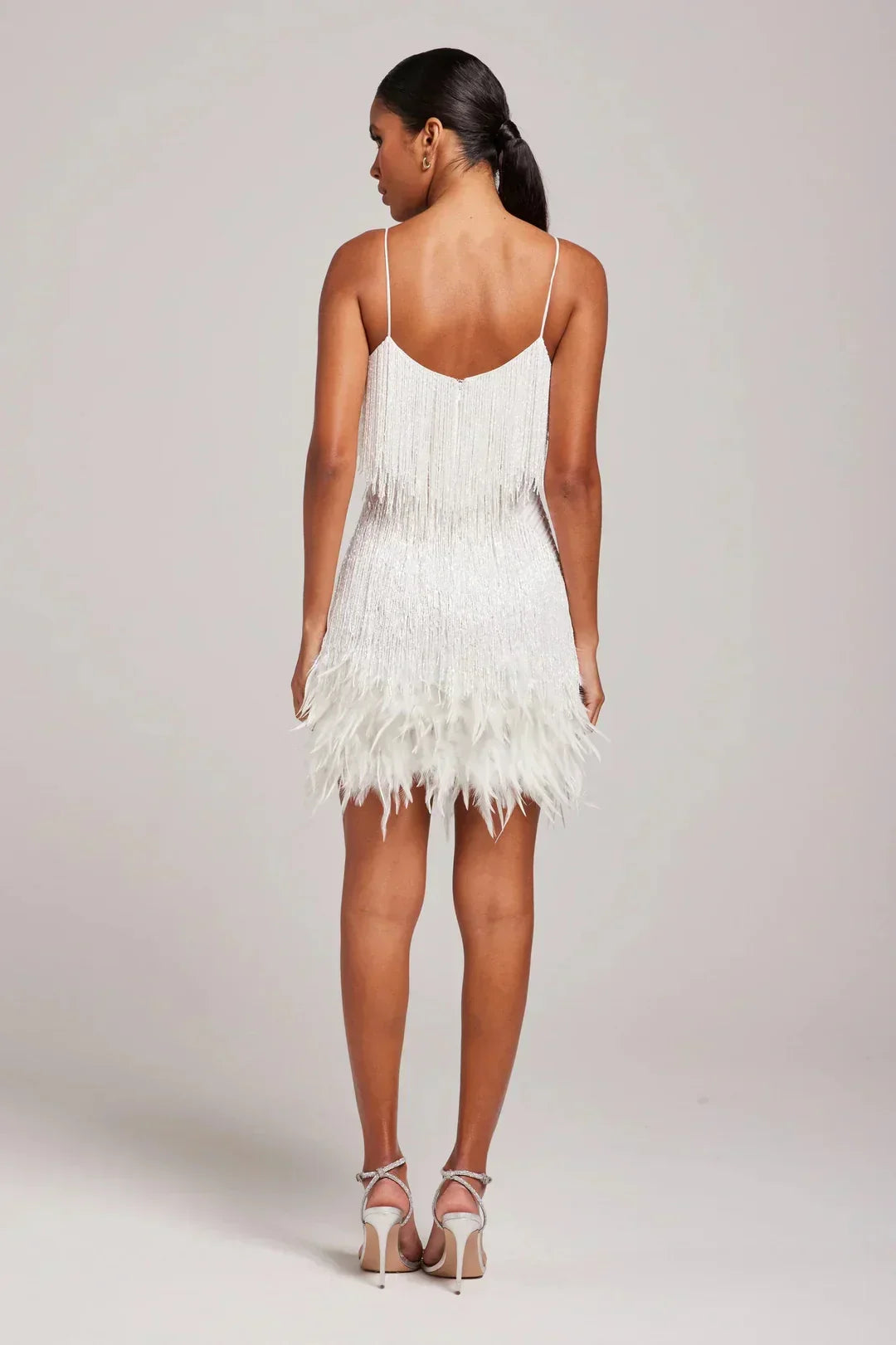 Alicia | Feather Mini Dress