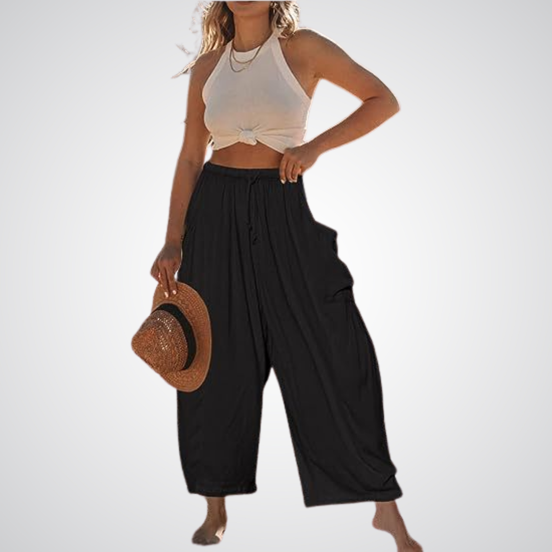 ELENA | Pantalon confort à jambes larges