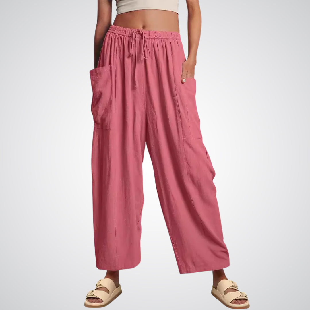ELENA | Pantalon confort à jambes larges