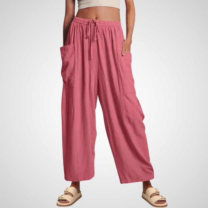 ELENA | Pantalon confort à jambes larges