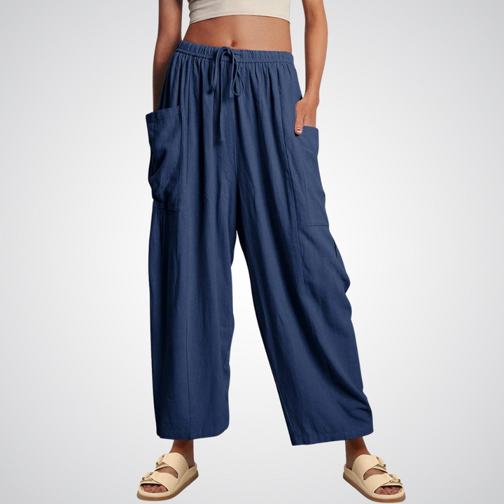 ELENA | Pantalon confort à jambes larges