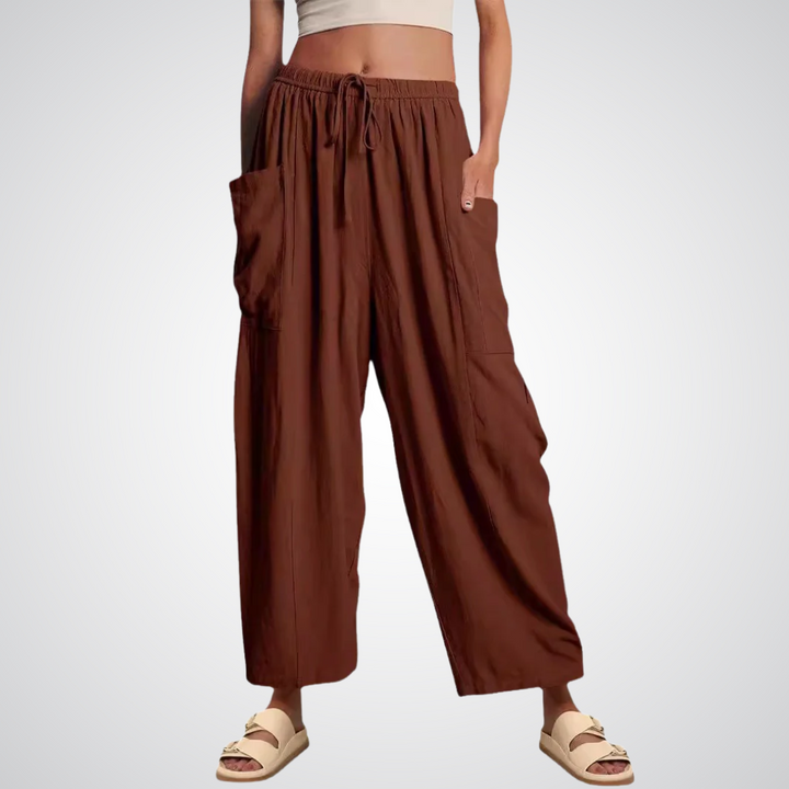ELENA | Pantalon confort à jambes larges