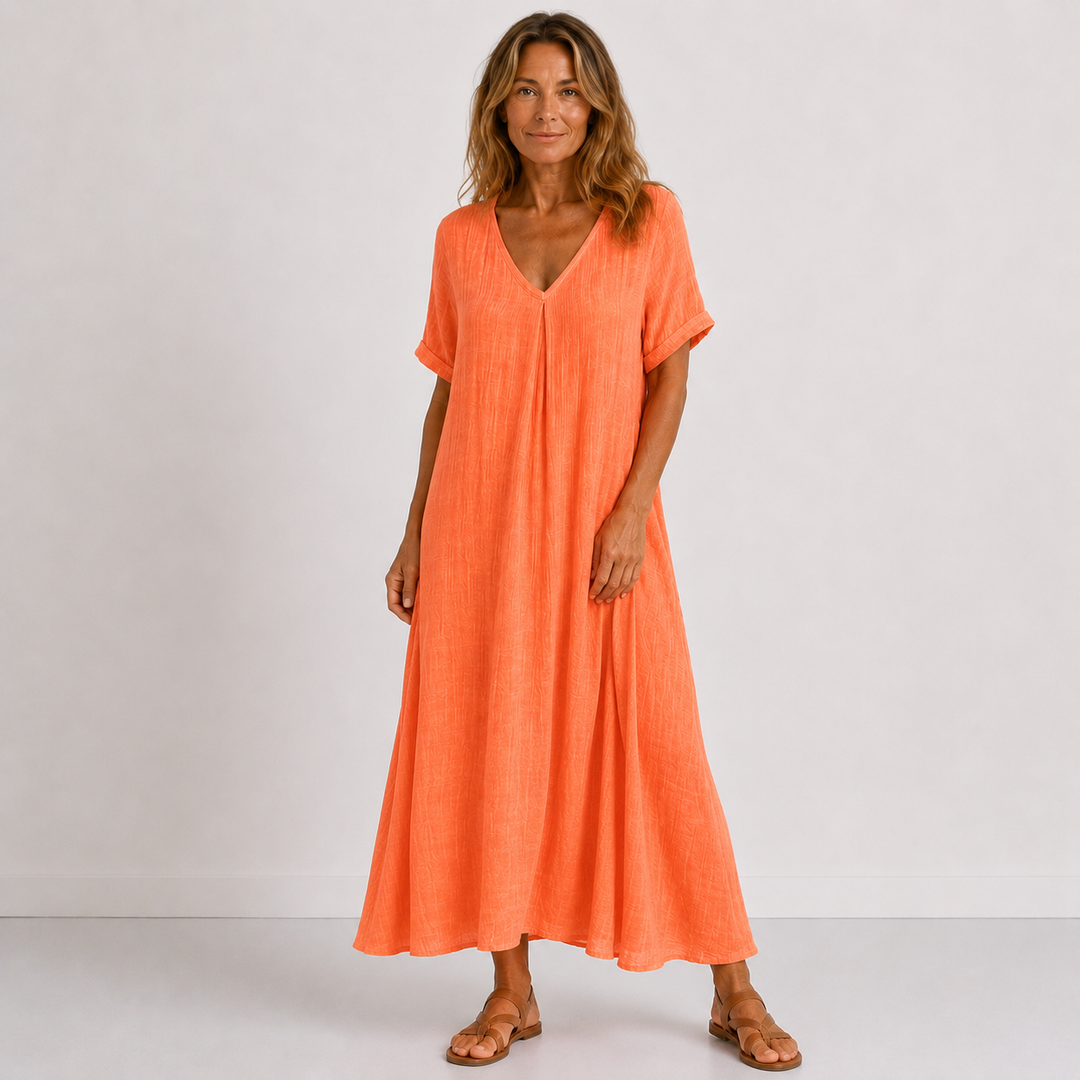VIOLETTE™ | Robe Longue Fluide Élégante