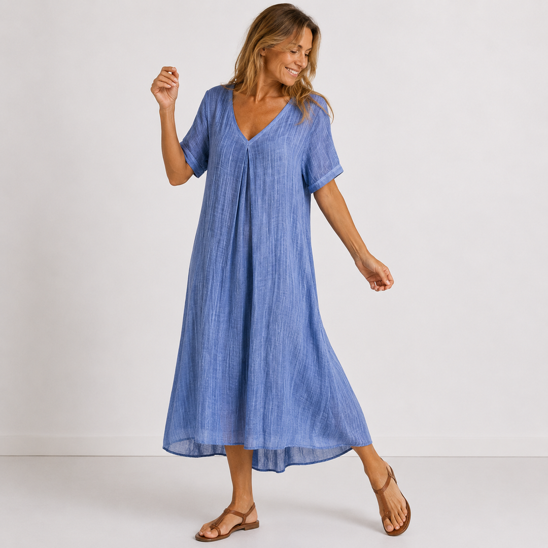 VIOLETTE™ | Robe Longue Fluide Élégante