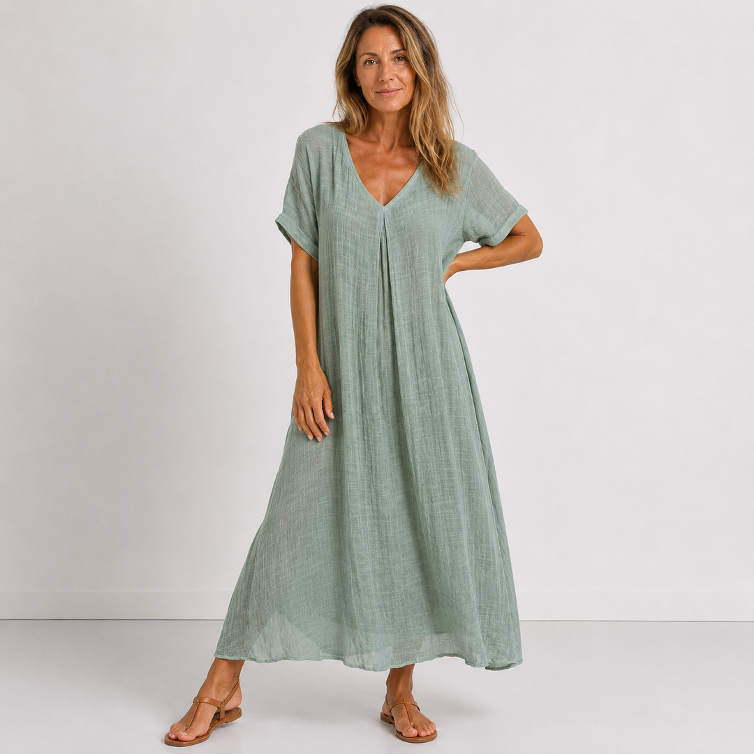 VIOLETTE™ | Robe Longue Fluide Élégante