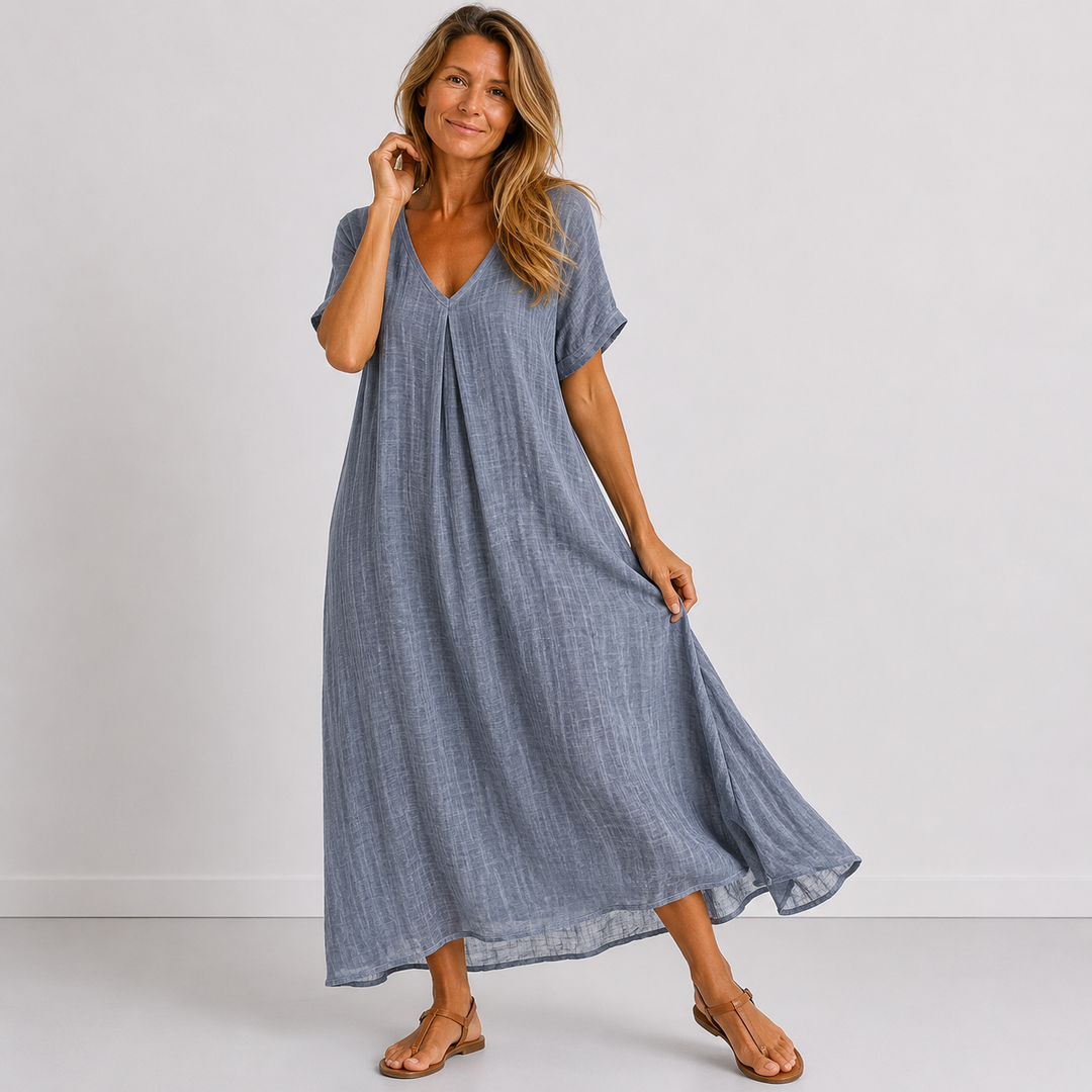 VIOLETTE™ | Robe Longue Fluide Élégante