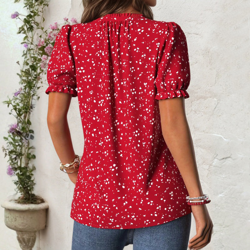 Blouse Décontractée Vintage