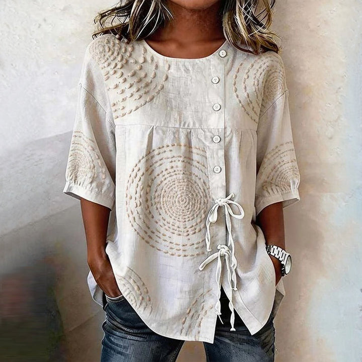 Blouse Décontractée Vintage
