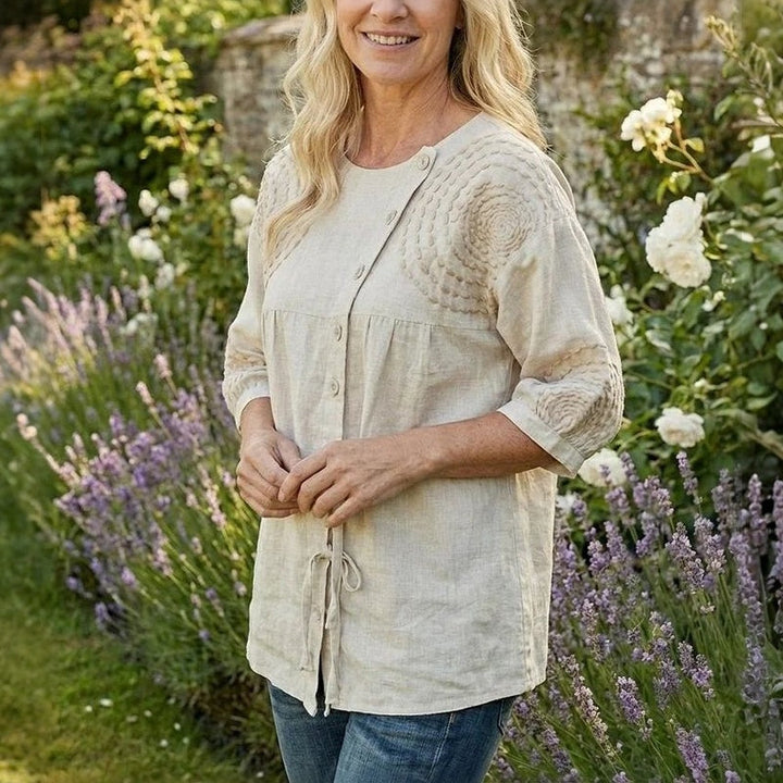 Blouse Décontractée Vintage