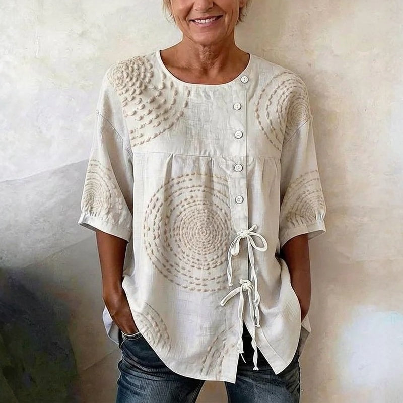 Blouse Décontractée Vintage