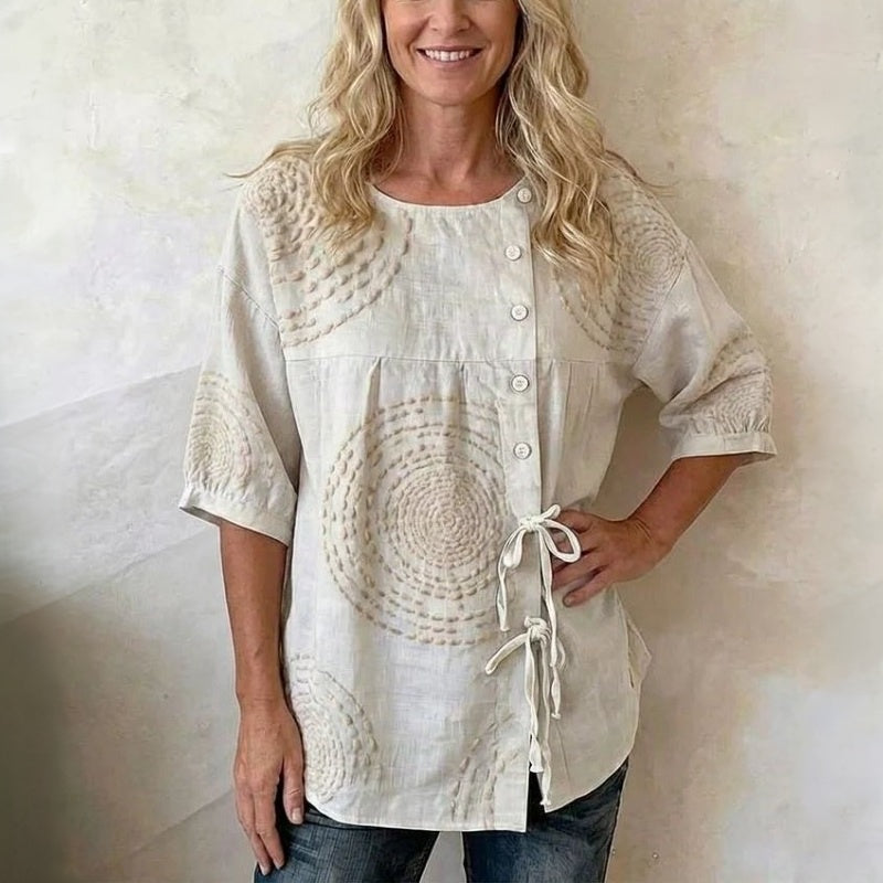Blouse Décontractée Vintage
