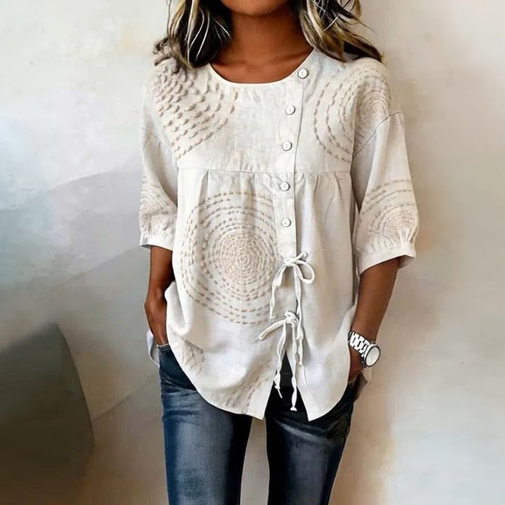 Blouse Décontractée Vintage