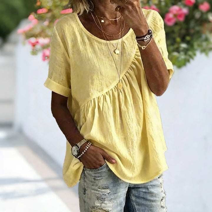 Blouse Décontractée Unie