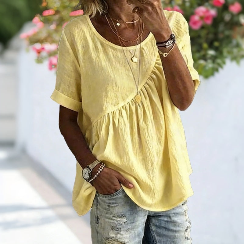 Blouse Décontractée Unie