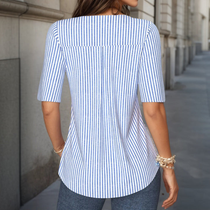 Blouse Rayée Décontractée