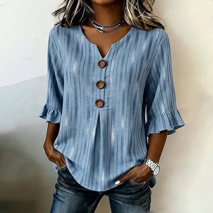 Blouse À Rayures Vintage