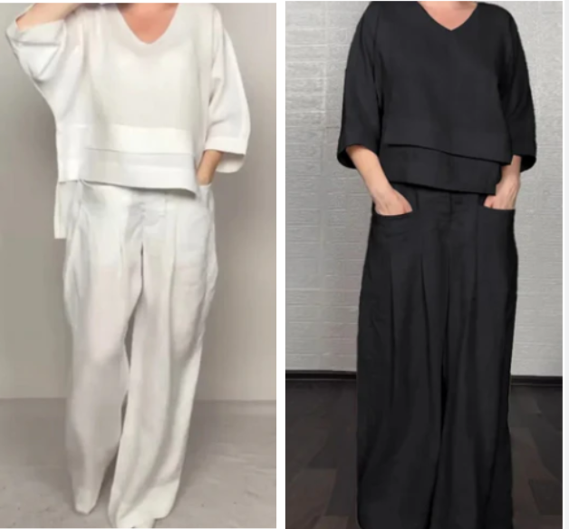 Noa | Ensemble Deux Pièces Minimaliste Ample