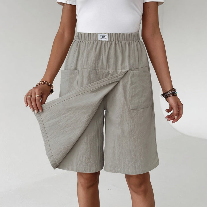 Libertine™ — Jupe-short taille élastique à poches