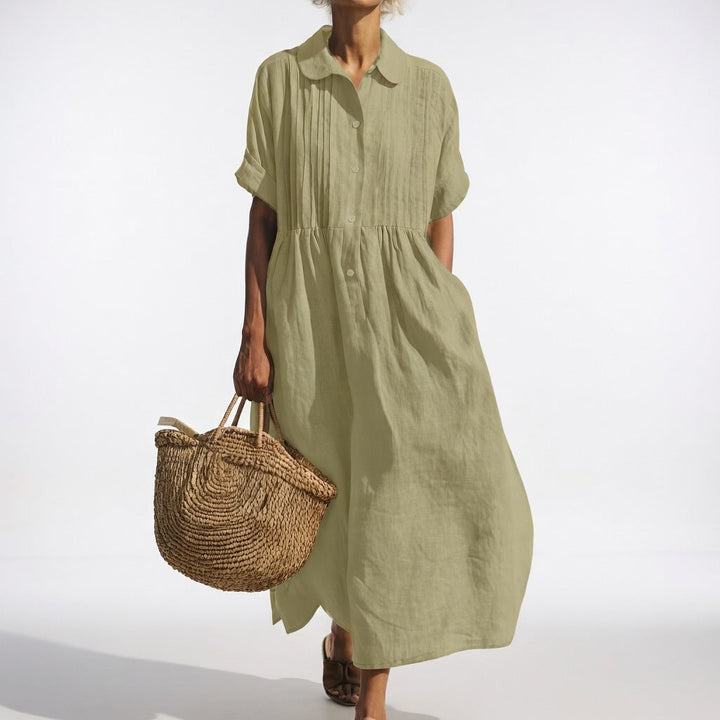 Lysandra™ | Robe chemise fluide d’été
