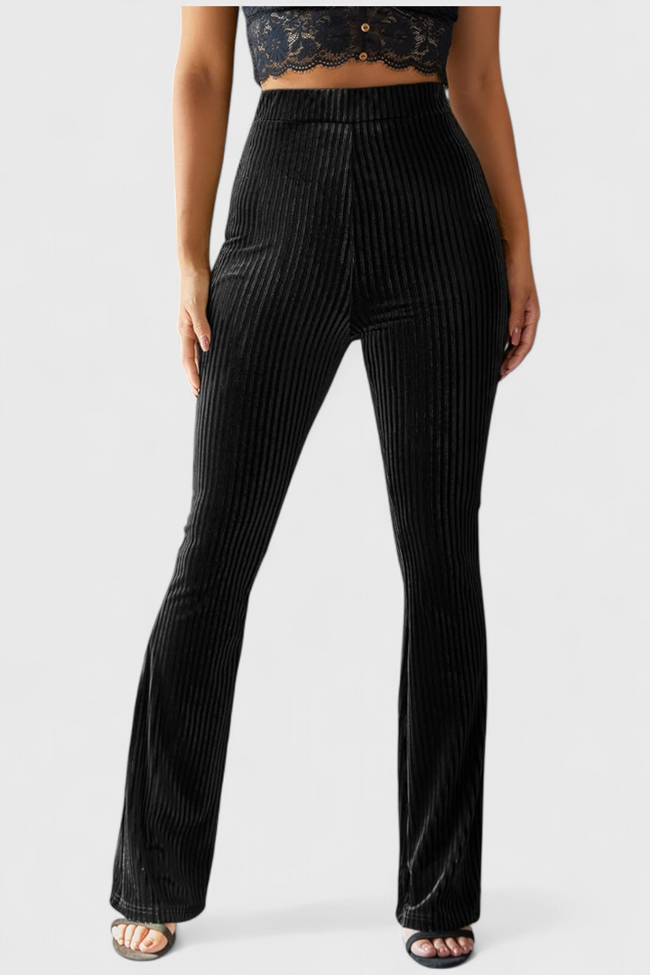 Pantalon évasé en velours par Liset