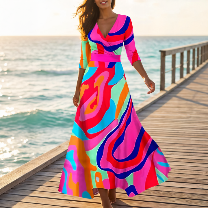 ISALEI™ | Robe Fluide Élégante