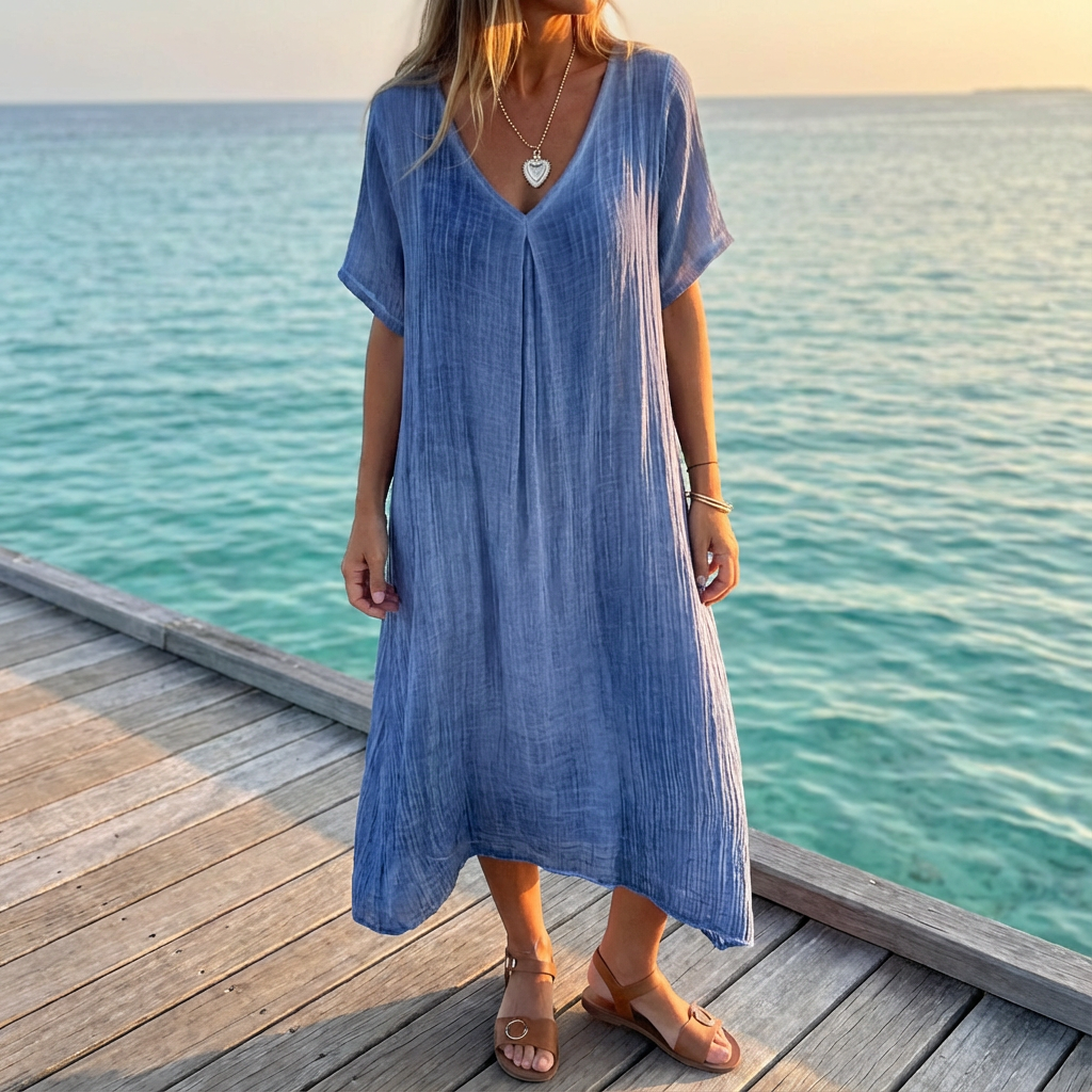 NÉRIA™ | Robe Fluide Estivale
