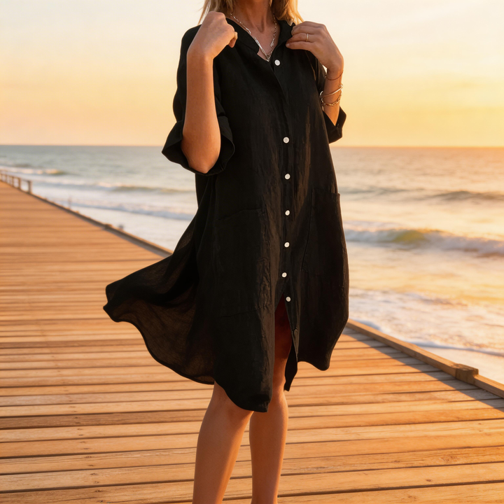 BLENDA™ | Robe Chemise Longue