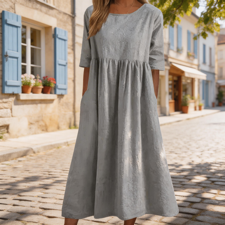 AMÉLIE™ | Robe Douce à Poches
