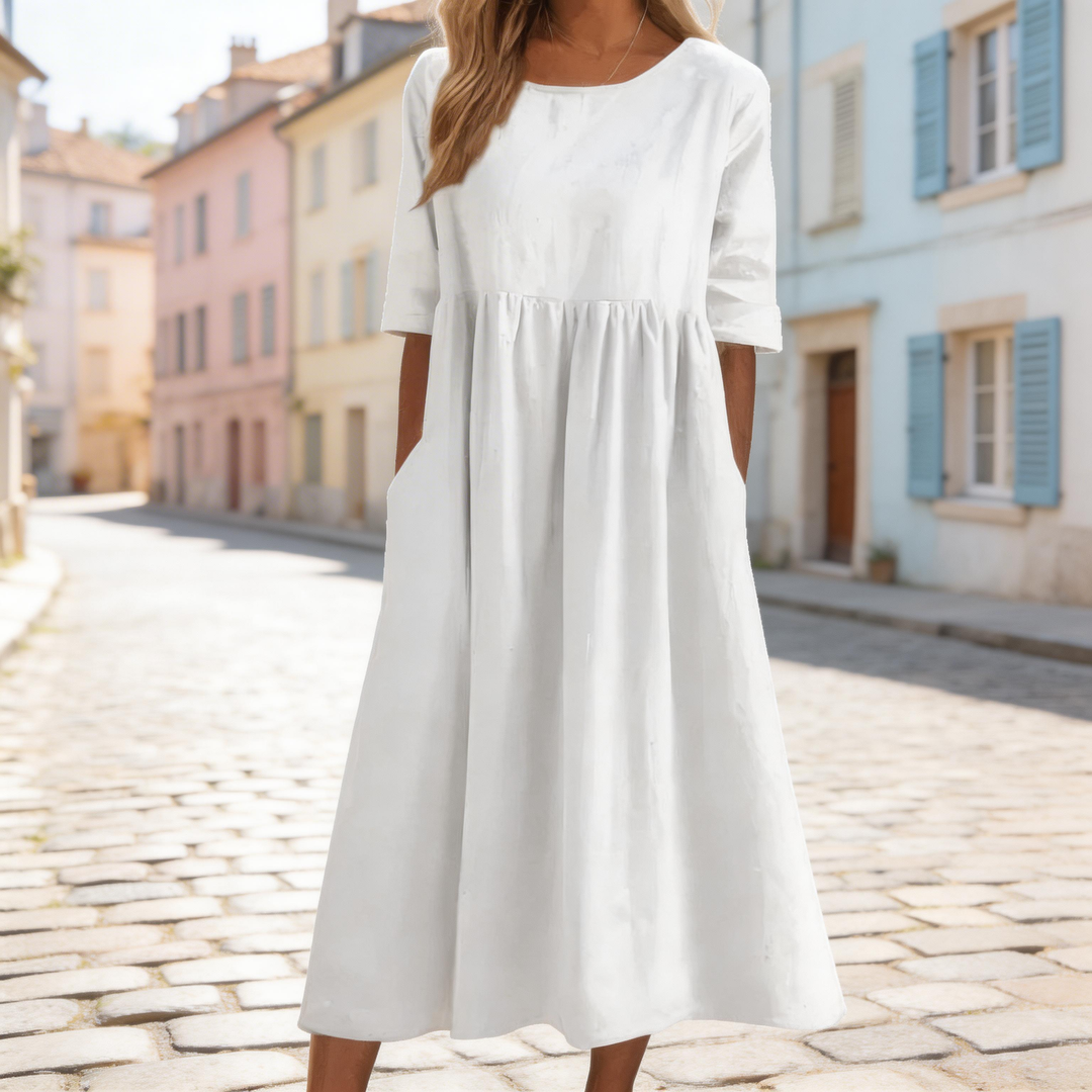 AMÉLIE™ | Robe Douce à Poches