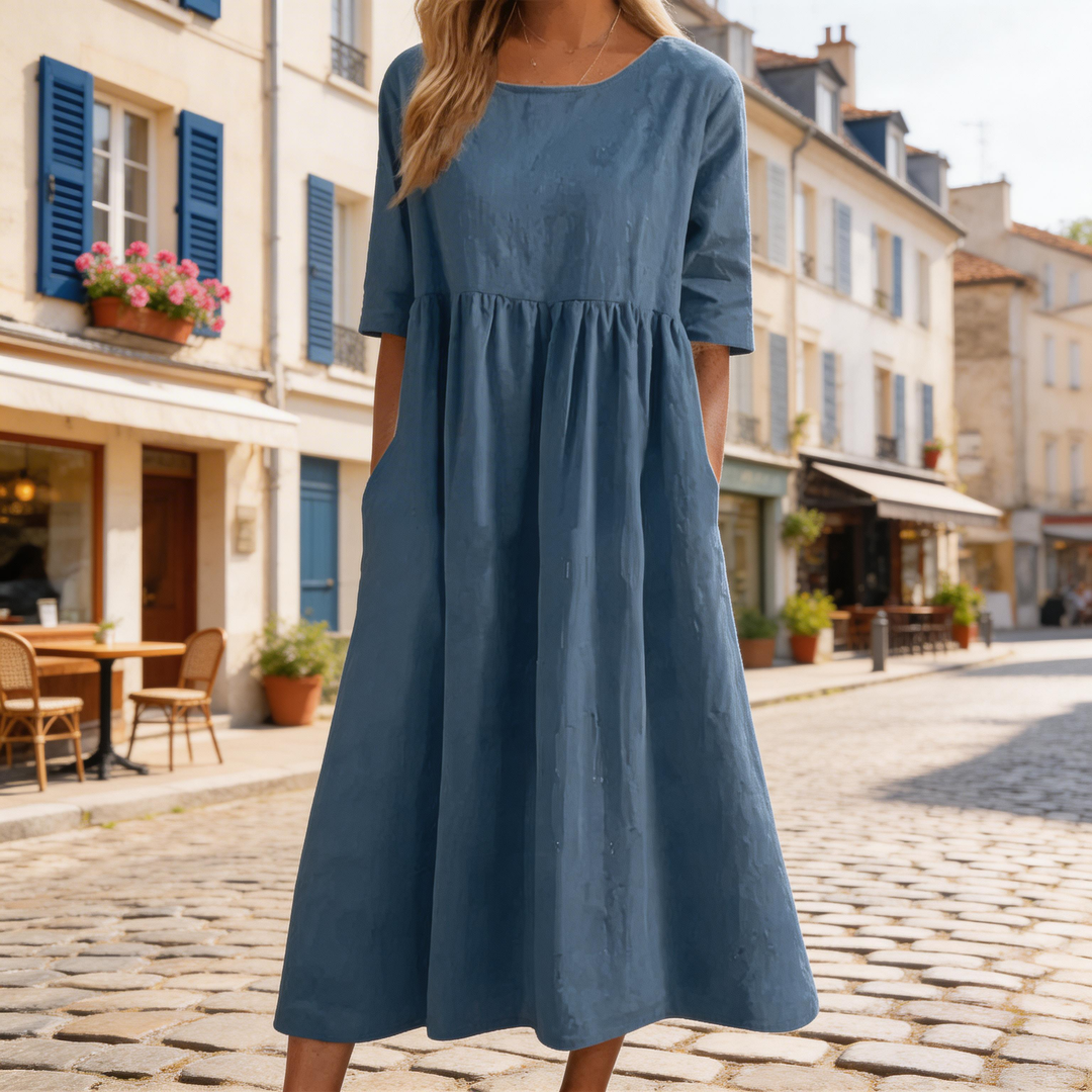 AMÉLIE™ | Robe Douce à Poches