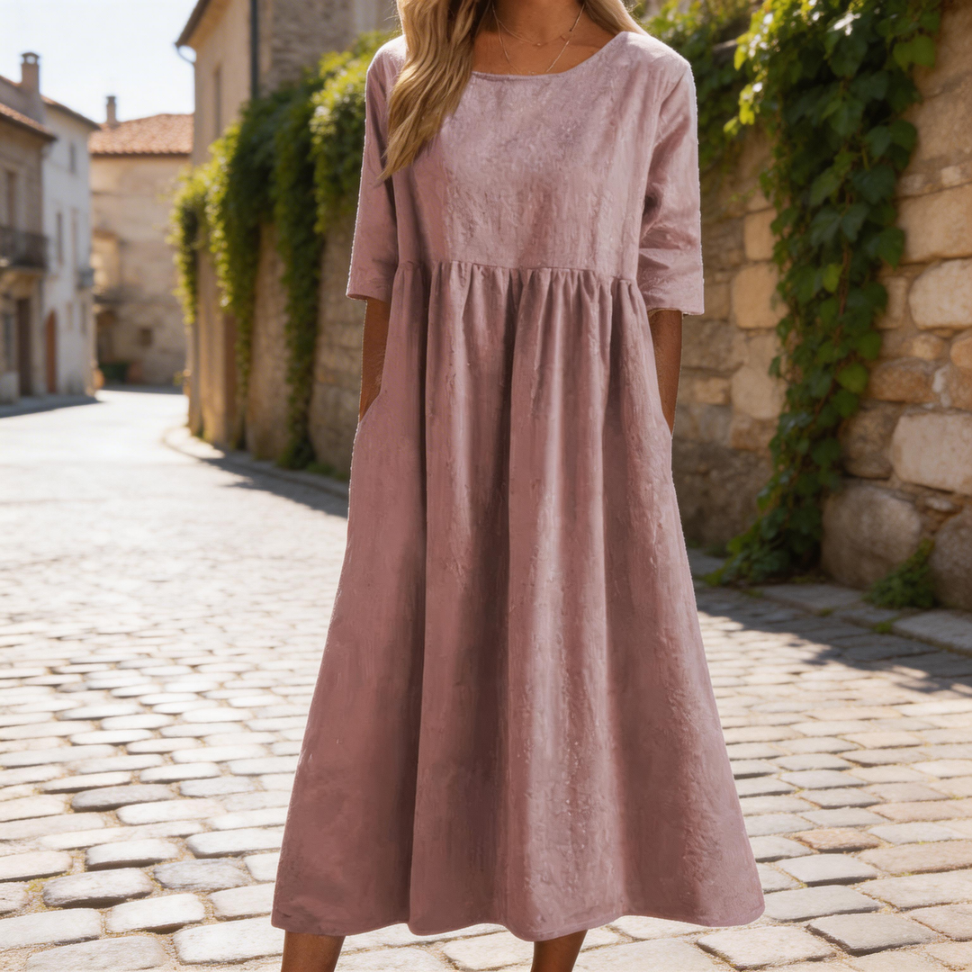 AMÉLIE™ | Robe Douce à Poches