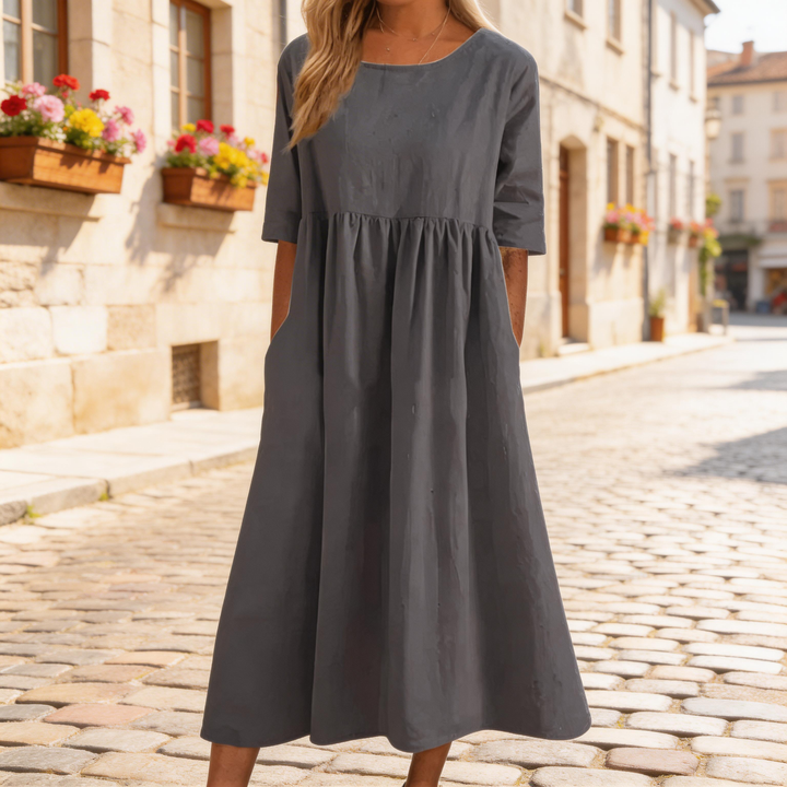 AMÉLIE™ | Robe Douce à Poches