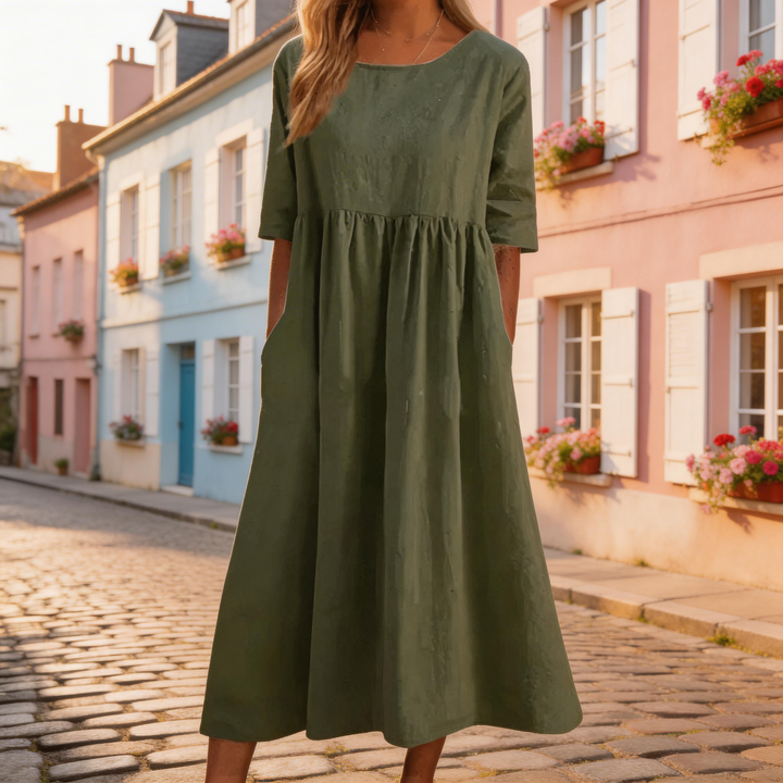 AMÉLIE™ | Robe Douce à Poches