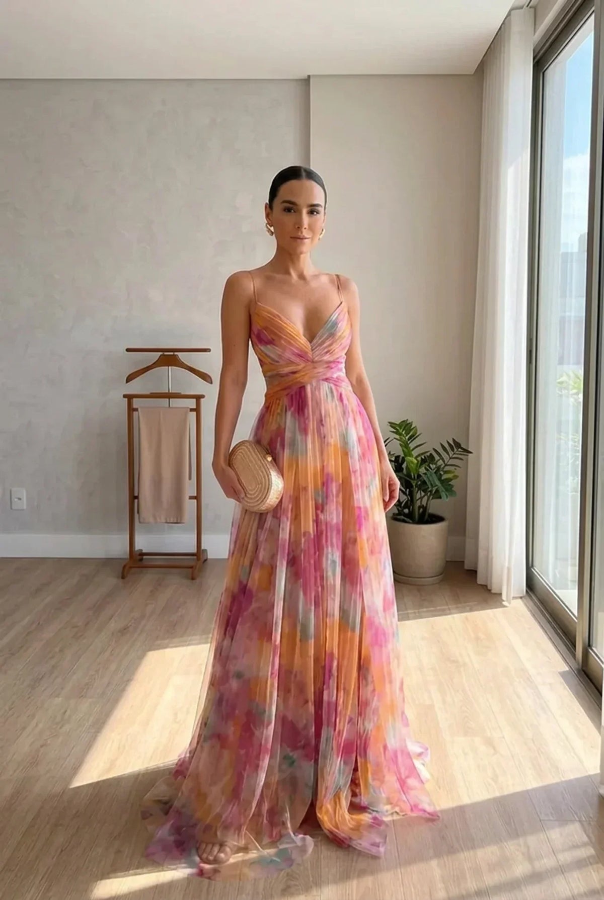 Millie - Elegant Floral Maxi Dress