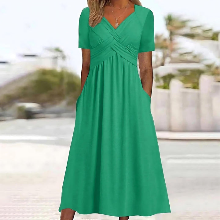ISADORA™ | Robe Midi Évasée Élégante