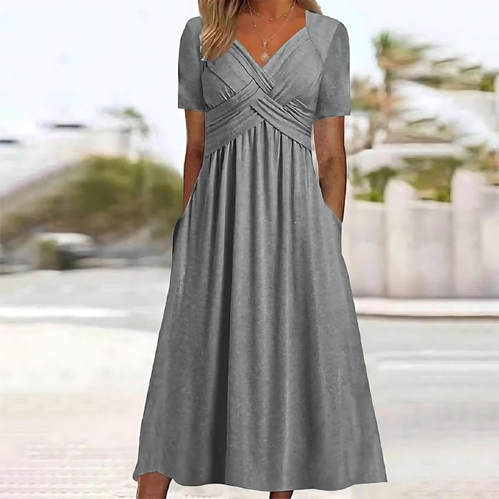 ISADORA™ | Robe Midi Évasée Élégante