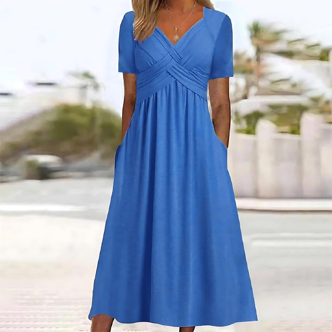 ISADORA™ | Robe Midi Évasée Élégante