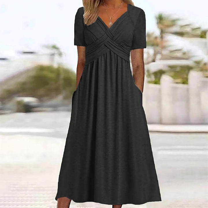 ISADORA™ | Robe Midi Évasée Élégante